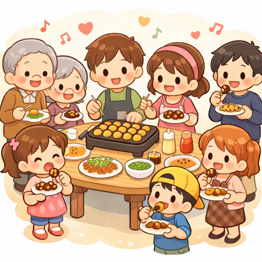 たこ焼きパーティーの楽しみ
